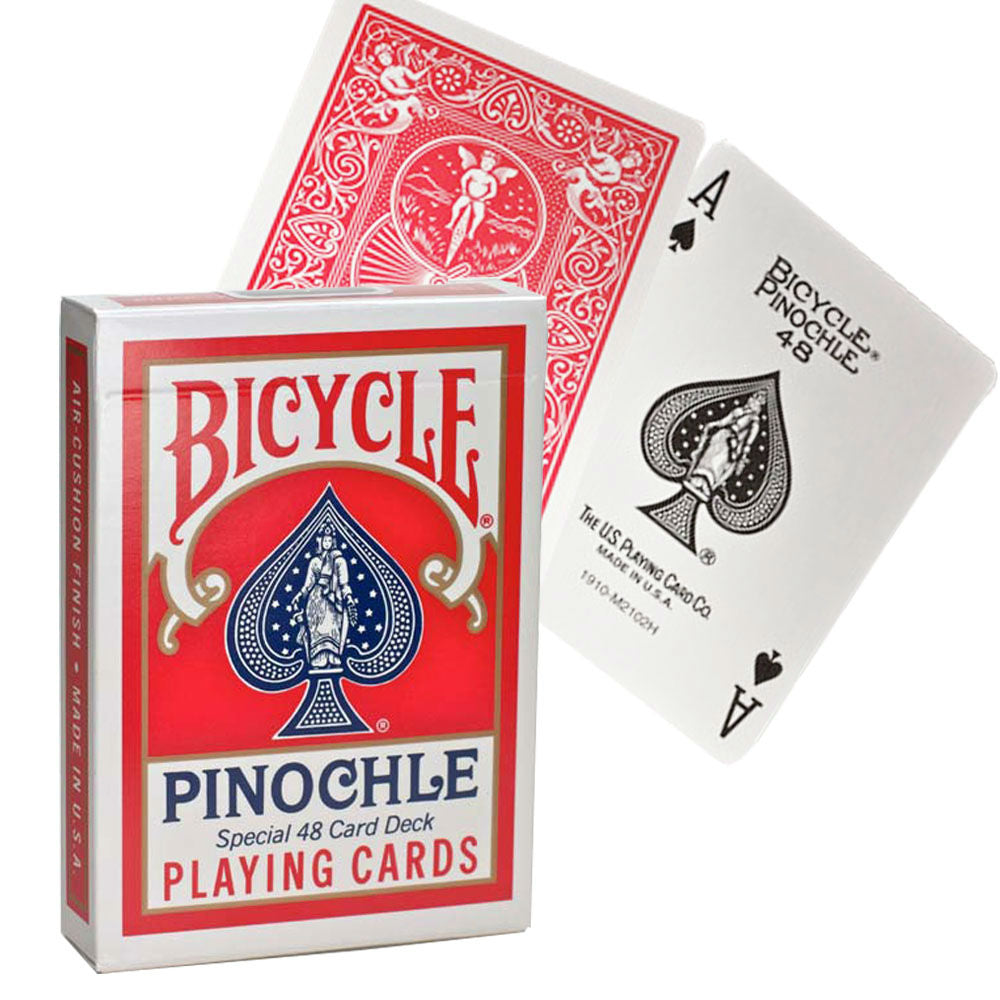 Bicycle Pinochle Standard cards (Red)