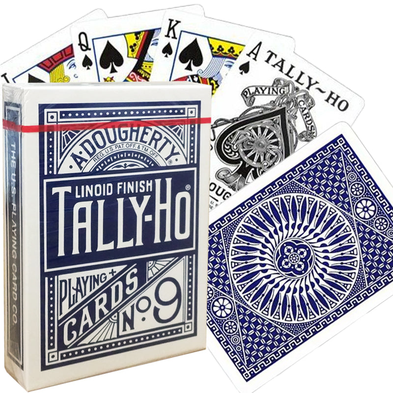 Bicycle Tally-Ho Circle cards (Blue)