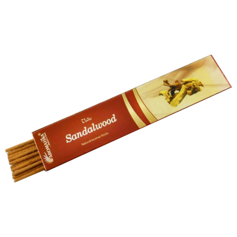 Vedic Sandalwood Natural Incense Sticks Aromatika