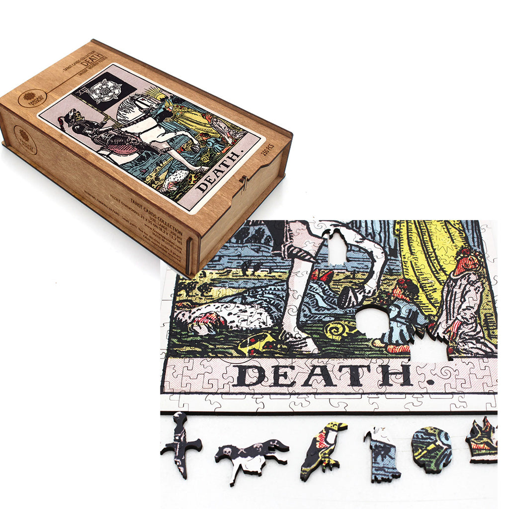 Tarot: Death (Rider-Waite) Wooden Puzzle 250 pieces Fantasy Puzzles