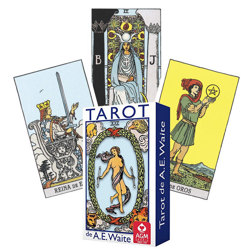 Tarot De Ae Waite Standard Cards Blue Edition In Spanish AGM