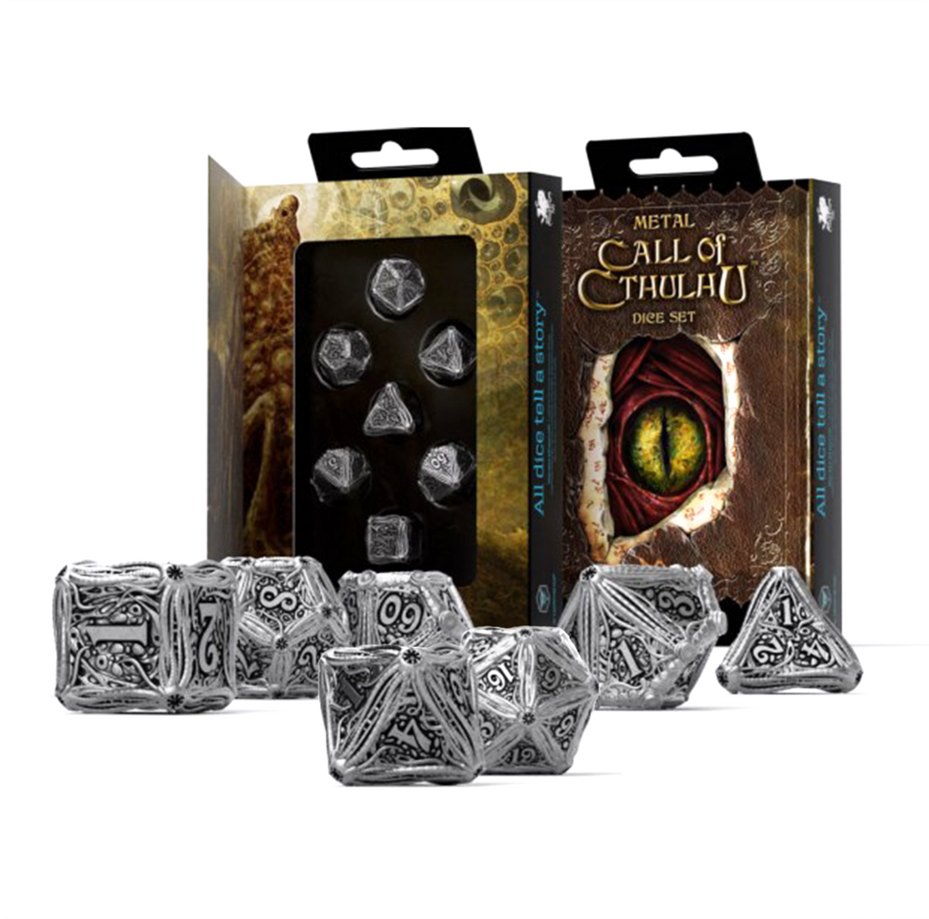 Metal Call Of Cthulhu Dice Set