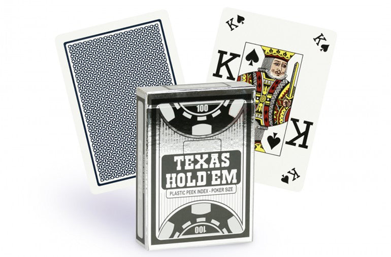 Copag Texas Holdem Peek Index poker cards (Black)