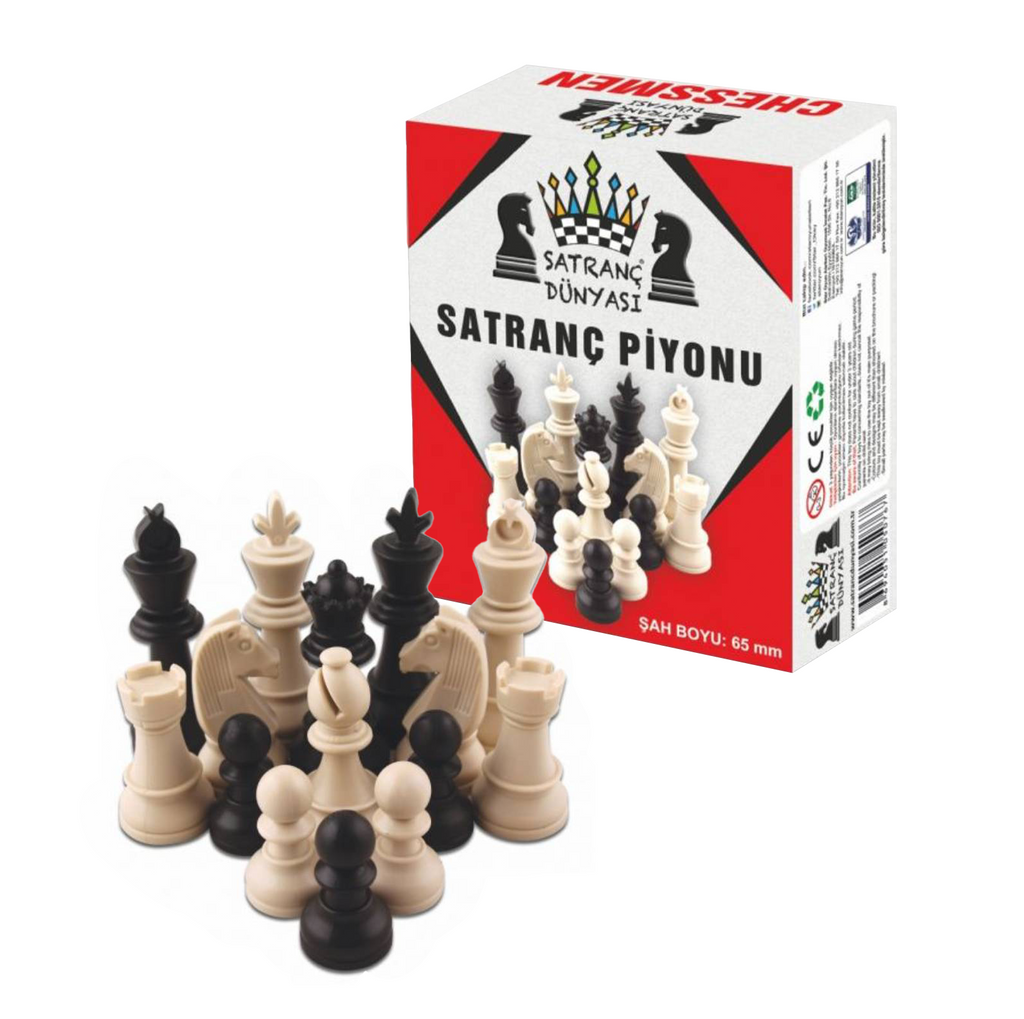 Minor Defect Plastic Chessmen Medium Star