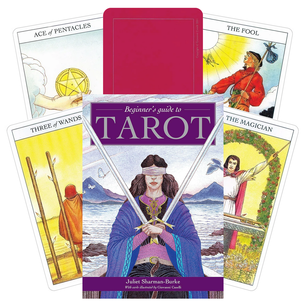 Beginners Guide To Tarot cards and book set US Games Systems