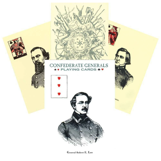 Confederate Generals playing cards