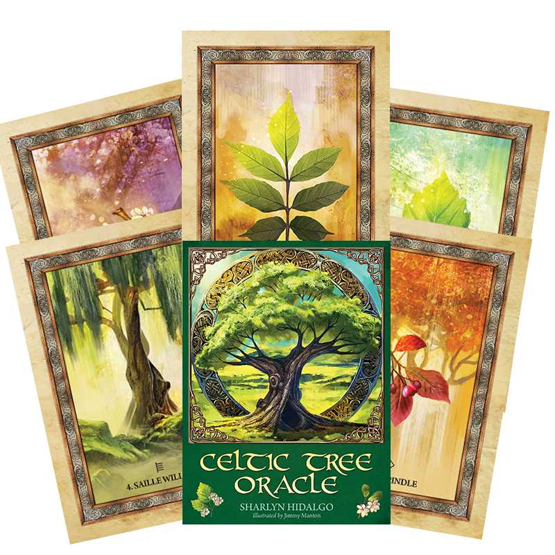 Celtic Tree Oracle cards Blue Angel