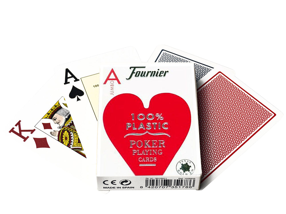 Fournier 2800 poker cards (Red)