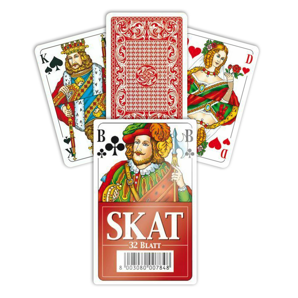 Modiano Skat playing cards (red)