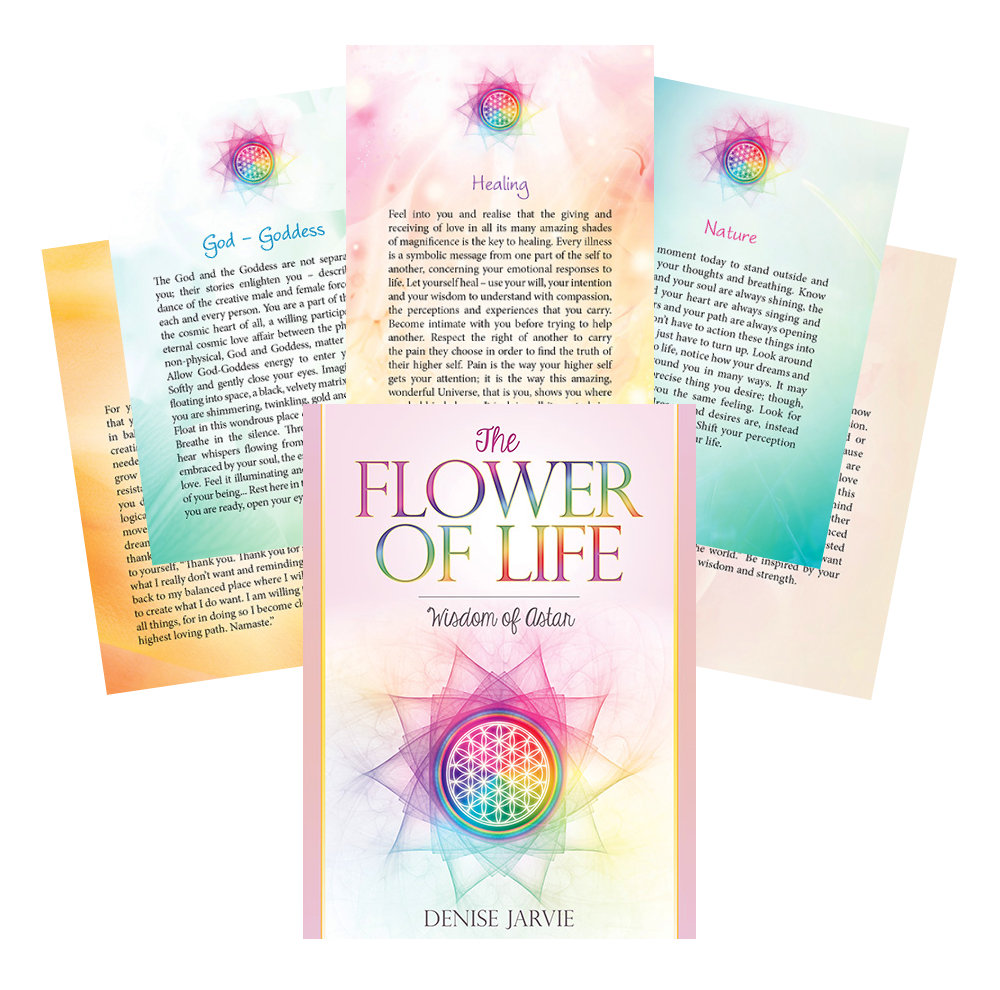 The Flower of Life Oracle cards Blue Angel