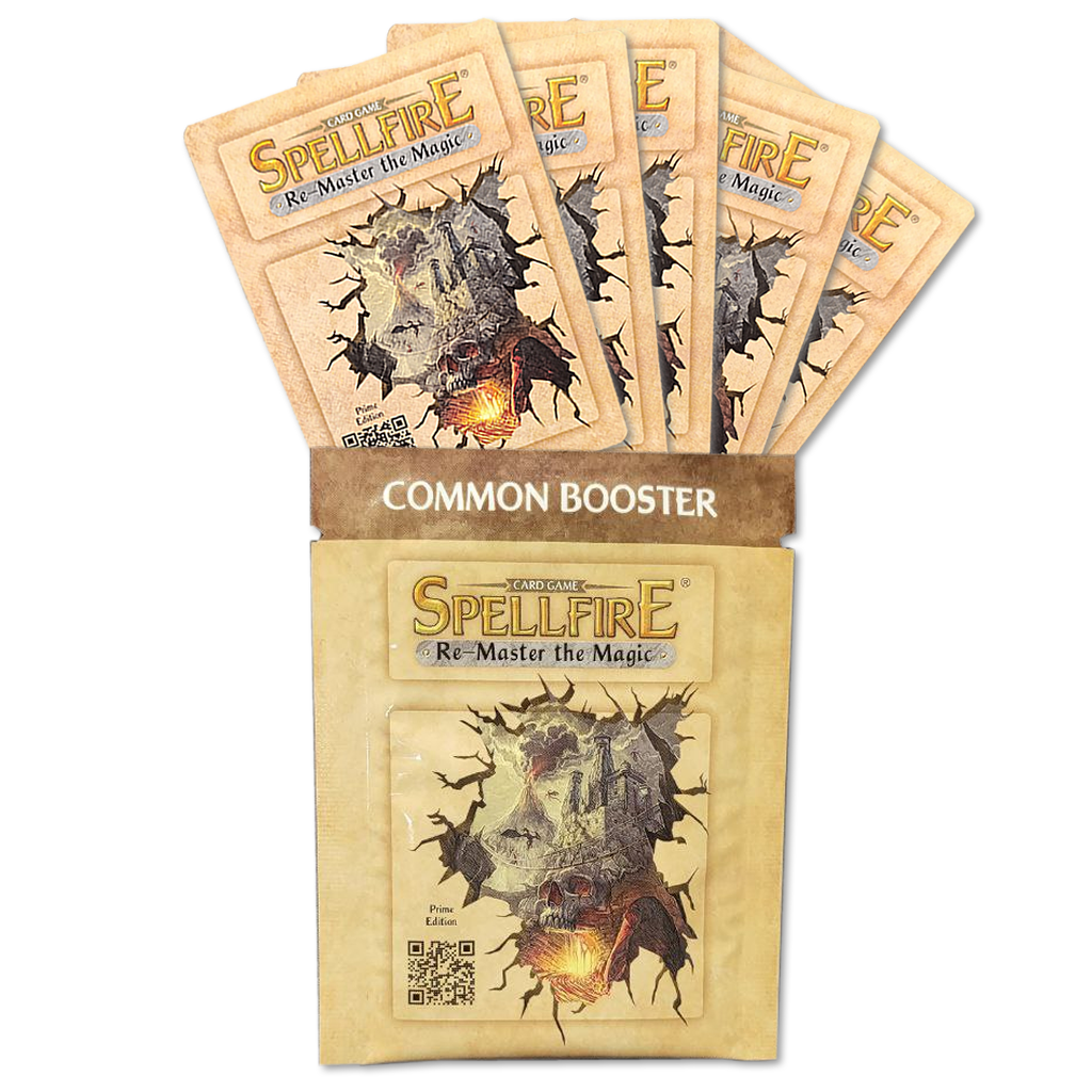 Spellfire Re-Master The Magic Common Booster Pack for Card Game