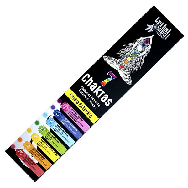 Tribal Soul Incense - 7 Chakras with Message Card Hari Darshan