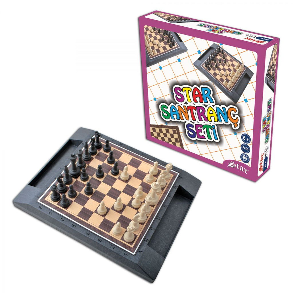 Plastic Chess Set Star