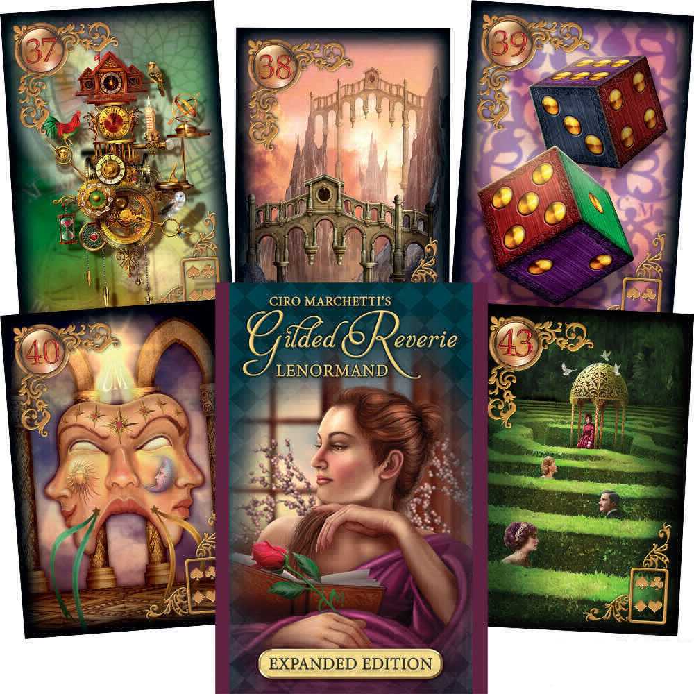 Gilded Reverie Lenormand cards US Games Systems