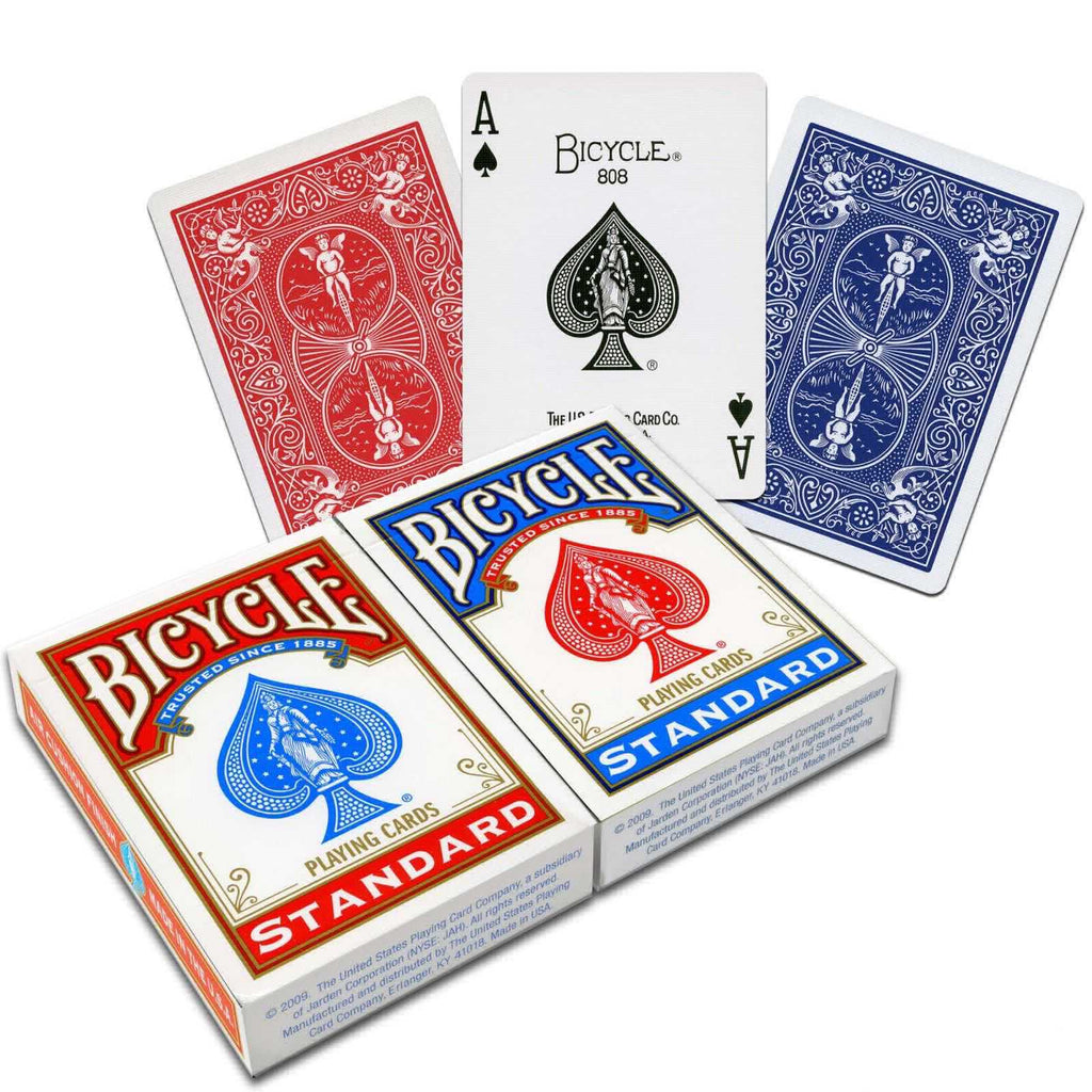 Bicycle Rider Standard cards 2 decks Blue and Red