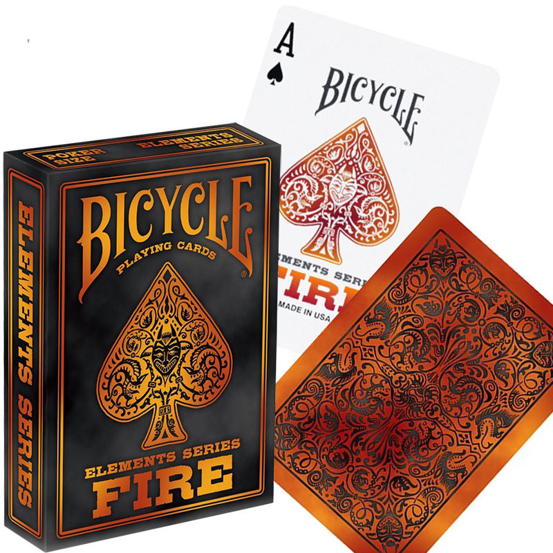 Bicycle Fire playing cards