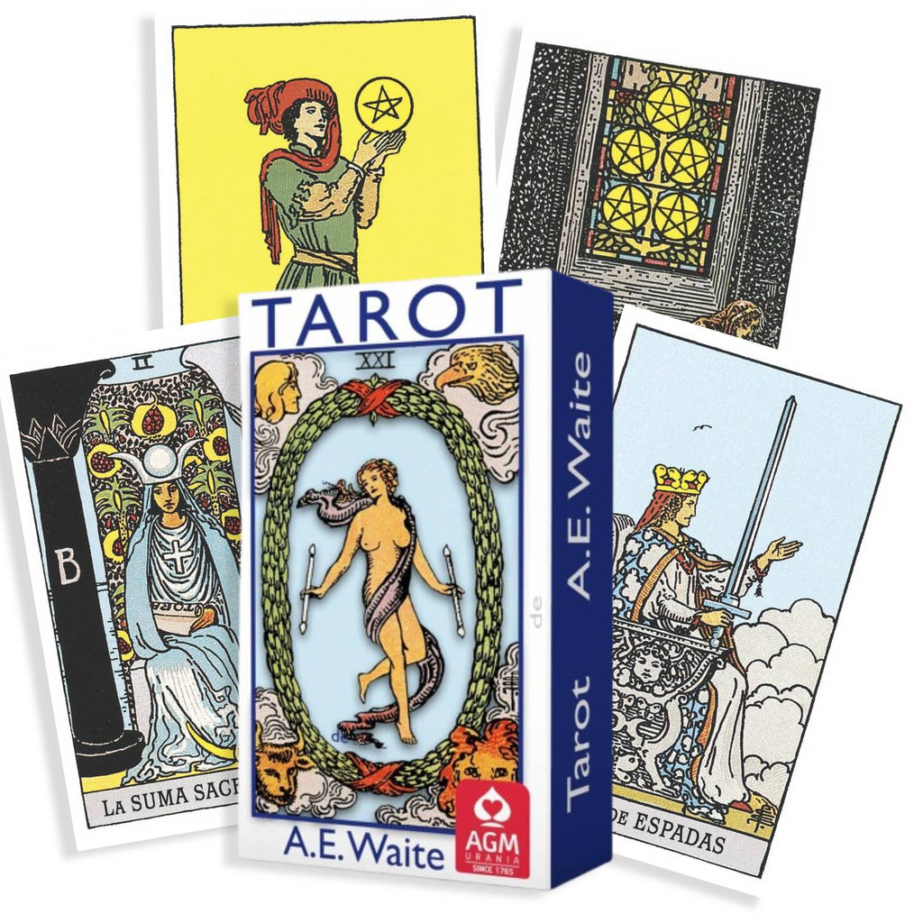 Tarot of A.E. Waite Blue Edition, Standard, Portuguese AGM