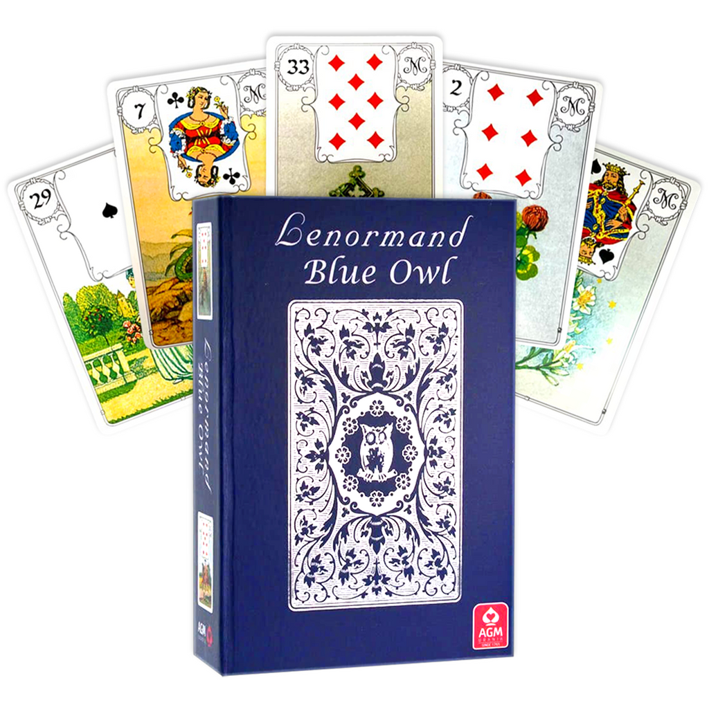 Lenormand Blue Owl Premium Edition Cards AGM