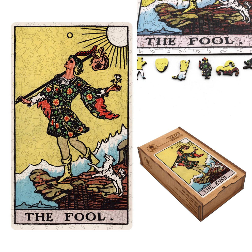 Tarot: The Fool (Rider-Waite) Wooden Puzzle 250 pieces Fantasy Puzzles