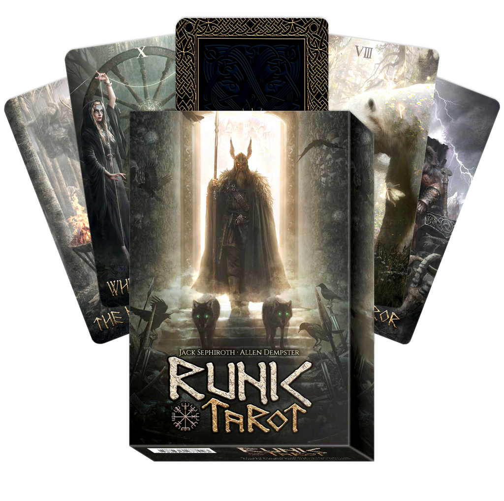 Runic Tarot Kit Cards And Book Lo Scarabeo