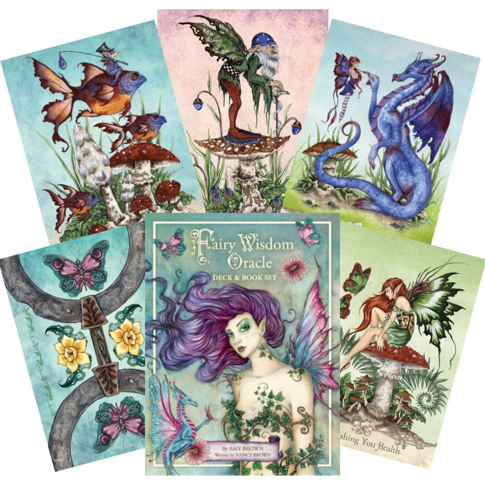 Fairy Wisdom Oracle Deck and Book Set US Games Systems