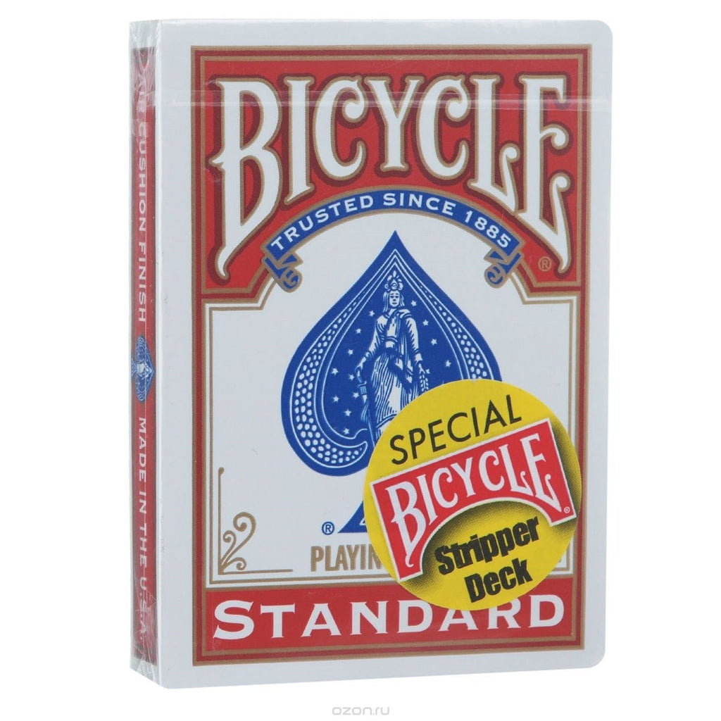 Bicycle Rider Back Stripper playing cards (Red)