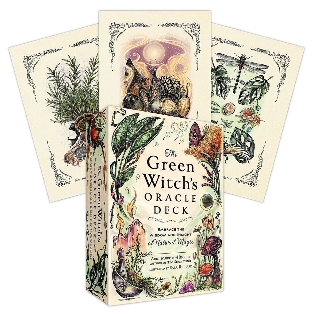 Green Witch's Oracle cards Adams Media