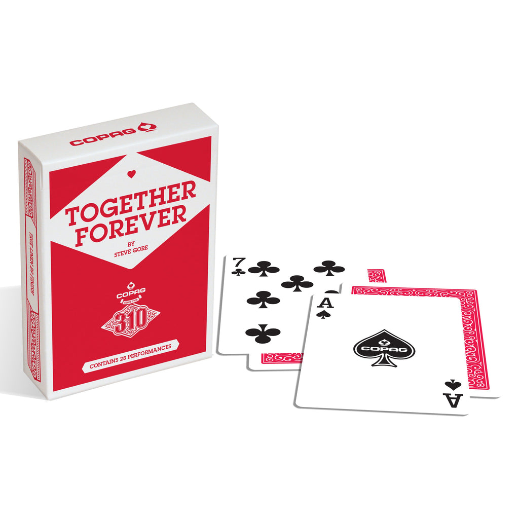 Copag 310 Together Forever poker cards (red)