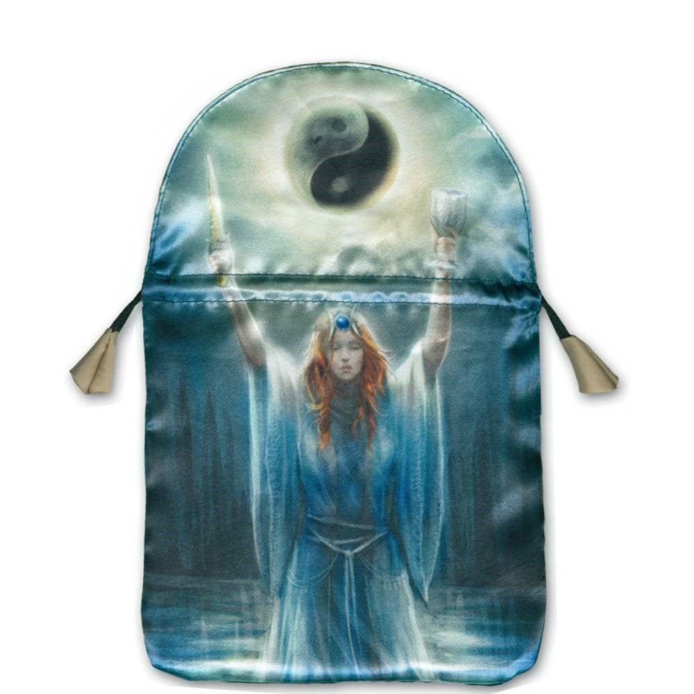 Sacred Priestess Satin Bag for Tarot Cards Lo Scarabeo