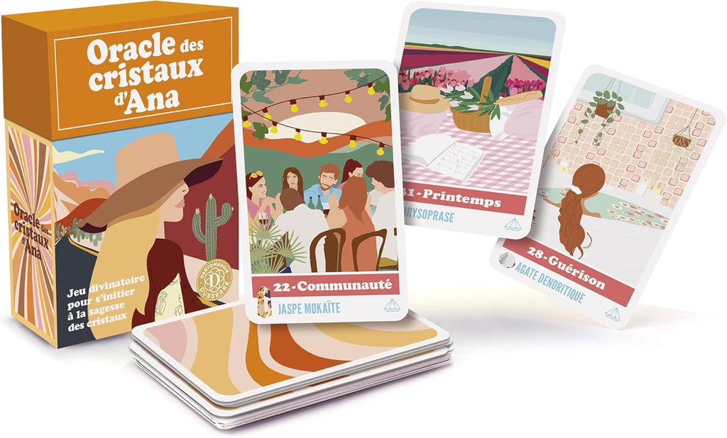 L’Oracle des Cristaux d’Ana French Edition Grimaud Cartomancie