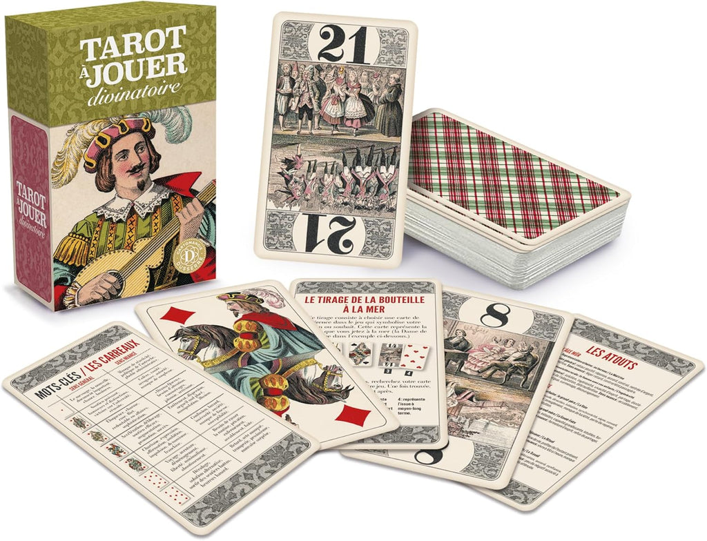 Tarot à Jouer divinatoire French edition Grimaud Cartomancie