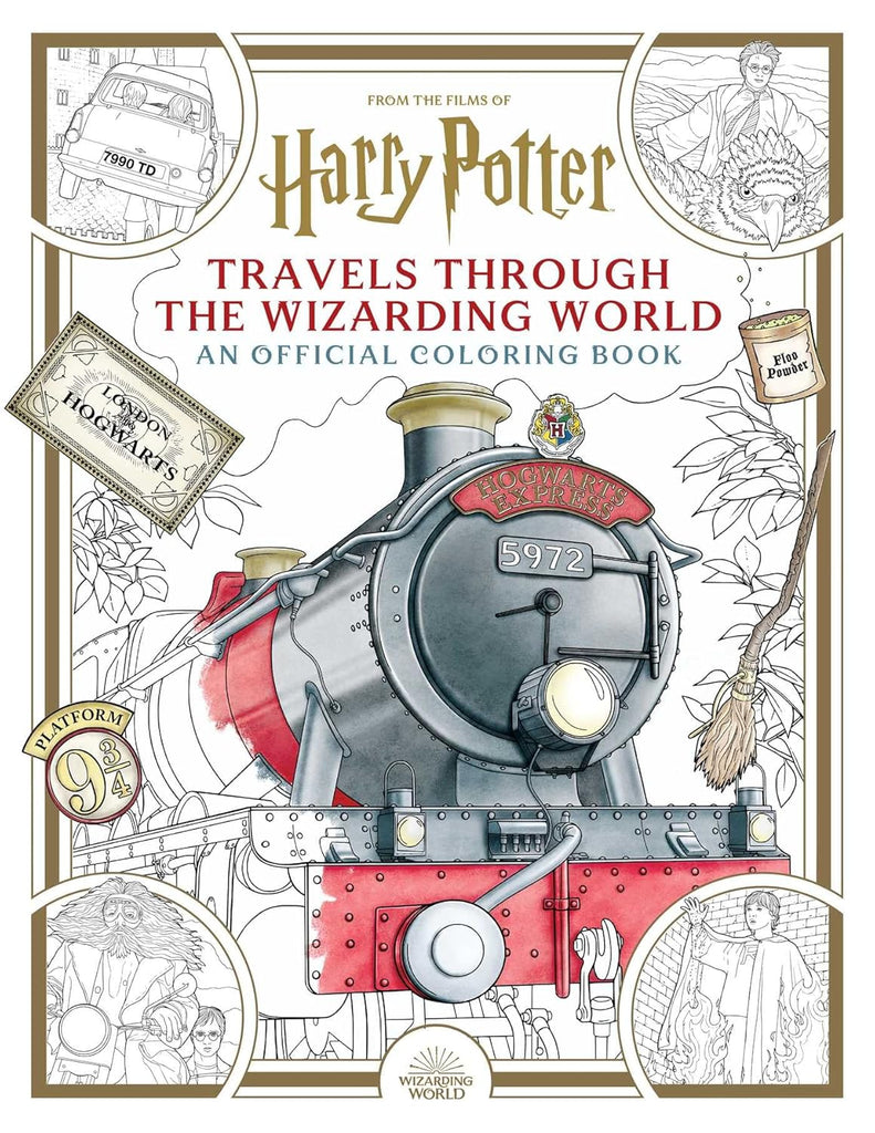 Harry Potter: Travels Through the Wizarding World: The Official Coloring Book Insight Editions