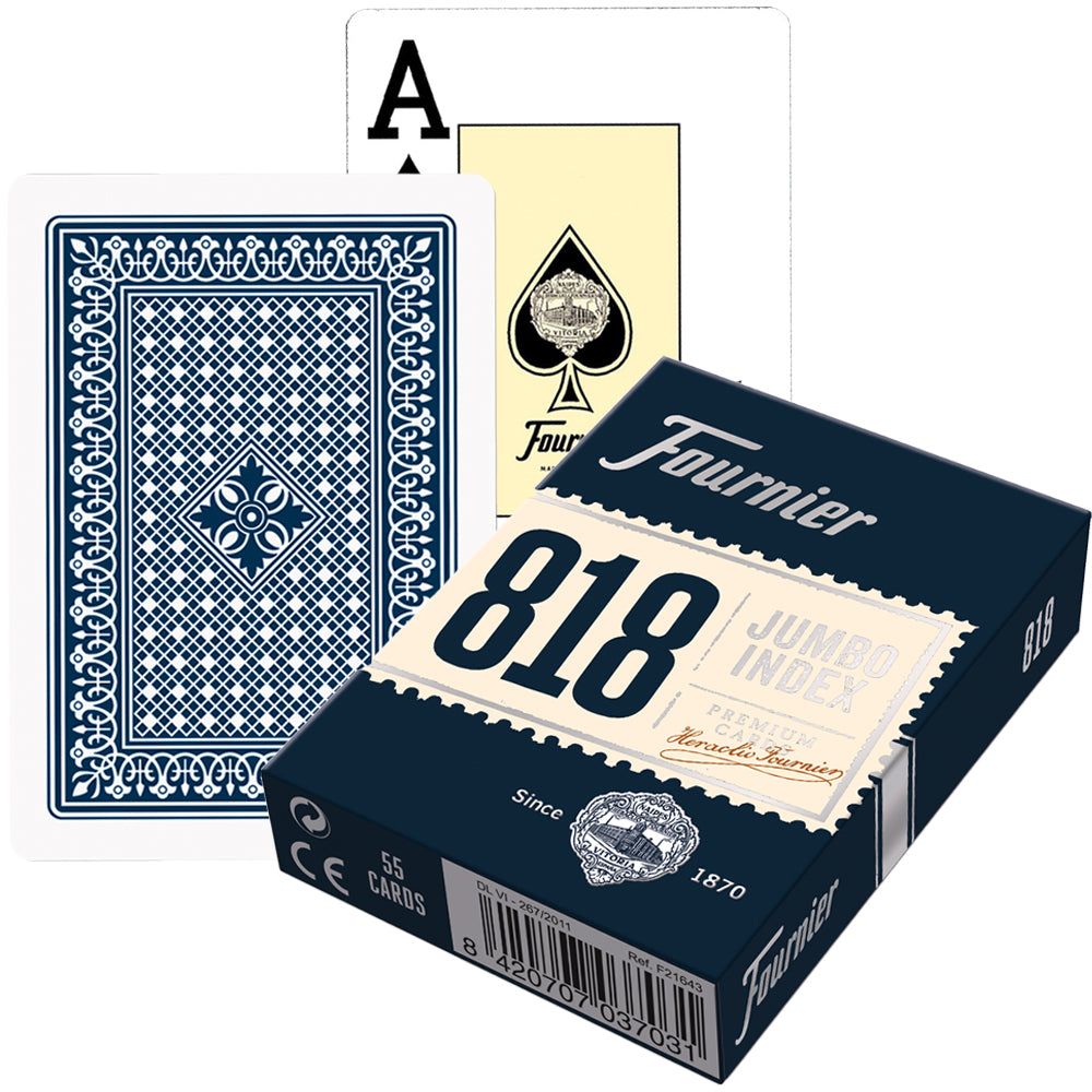 Fournier 818 poker cards (Blue)