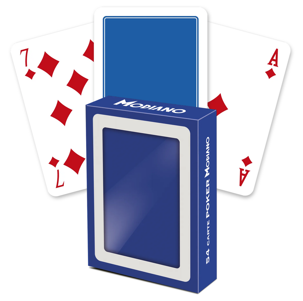 Poker Club F/N Blue Modiano