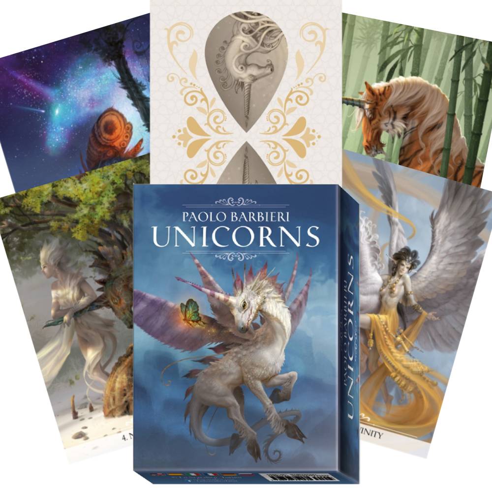 Unicorns Oracle cards Lo Scarabeo