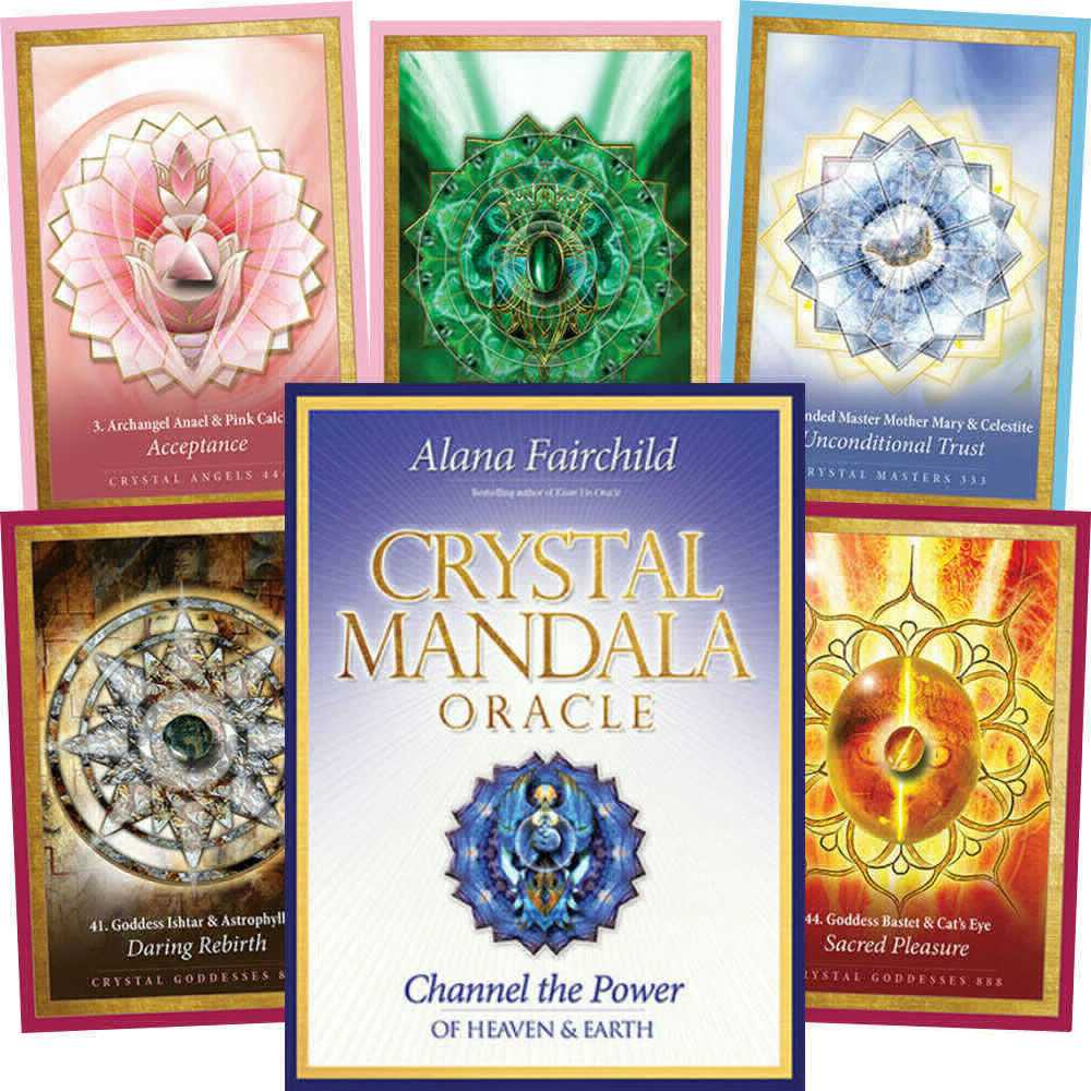 Crystal Mandala Oracle cards Blue Angel