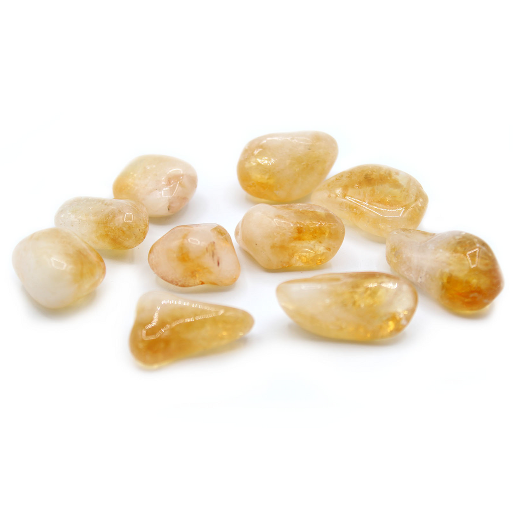 Tumble Stones - Citrine Quartz A grade (24x) Ancient Wisdom