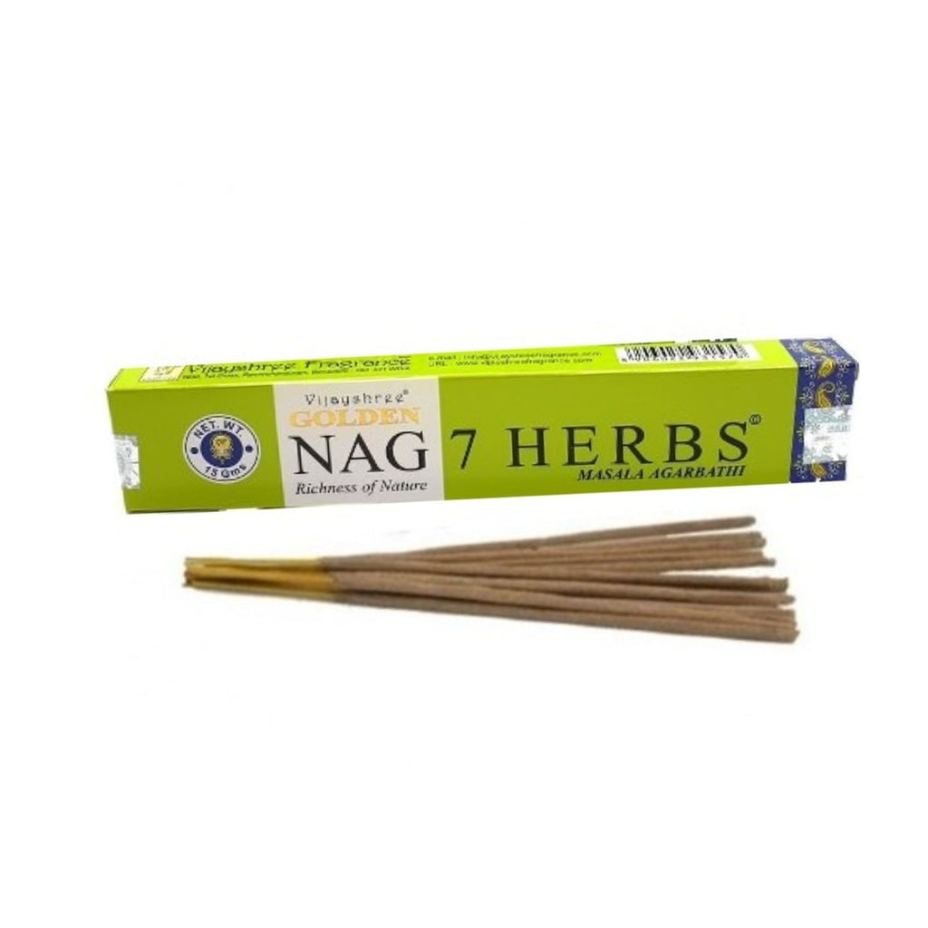 Golden Nag - 7 Herbs Incense Vijayshree