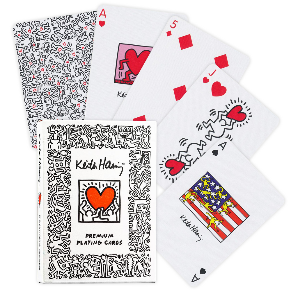 Keith Haring playing cards Theory11