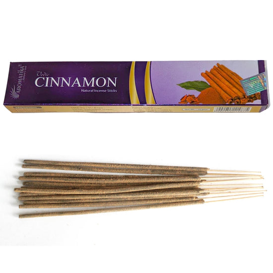 Vedic Cinnamon Natural Incense Sticks Aromatika