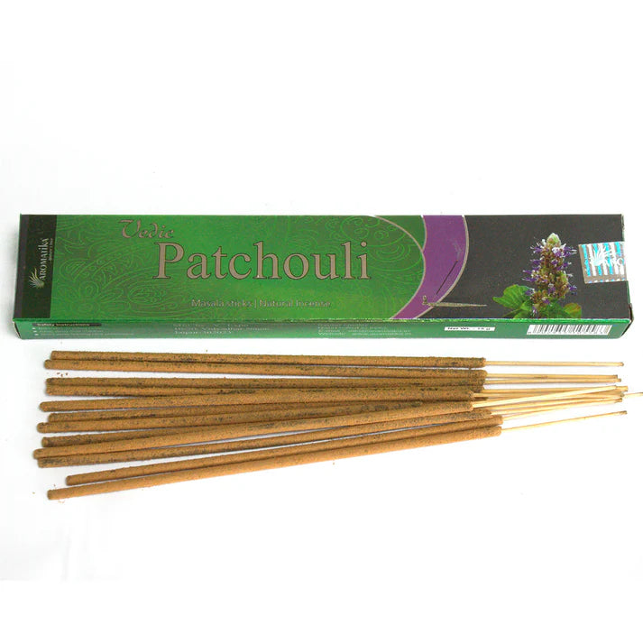Vedic Patchouli Natural Incense Sticks Aromatika