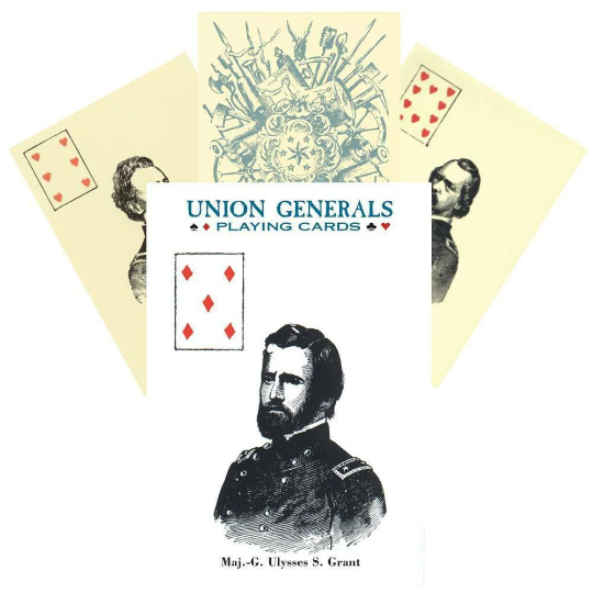 Union Generals playing cards