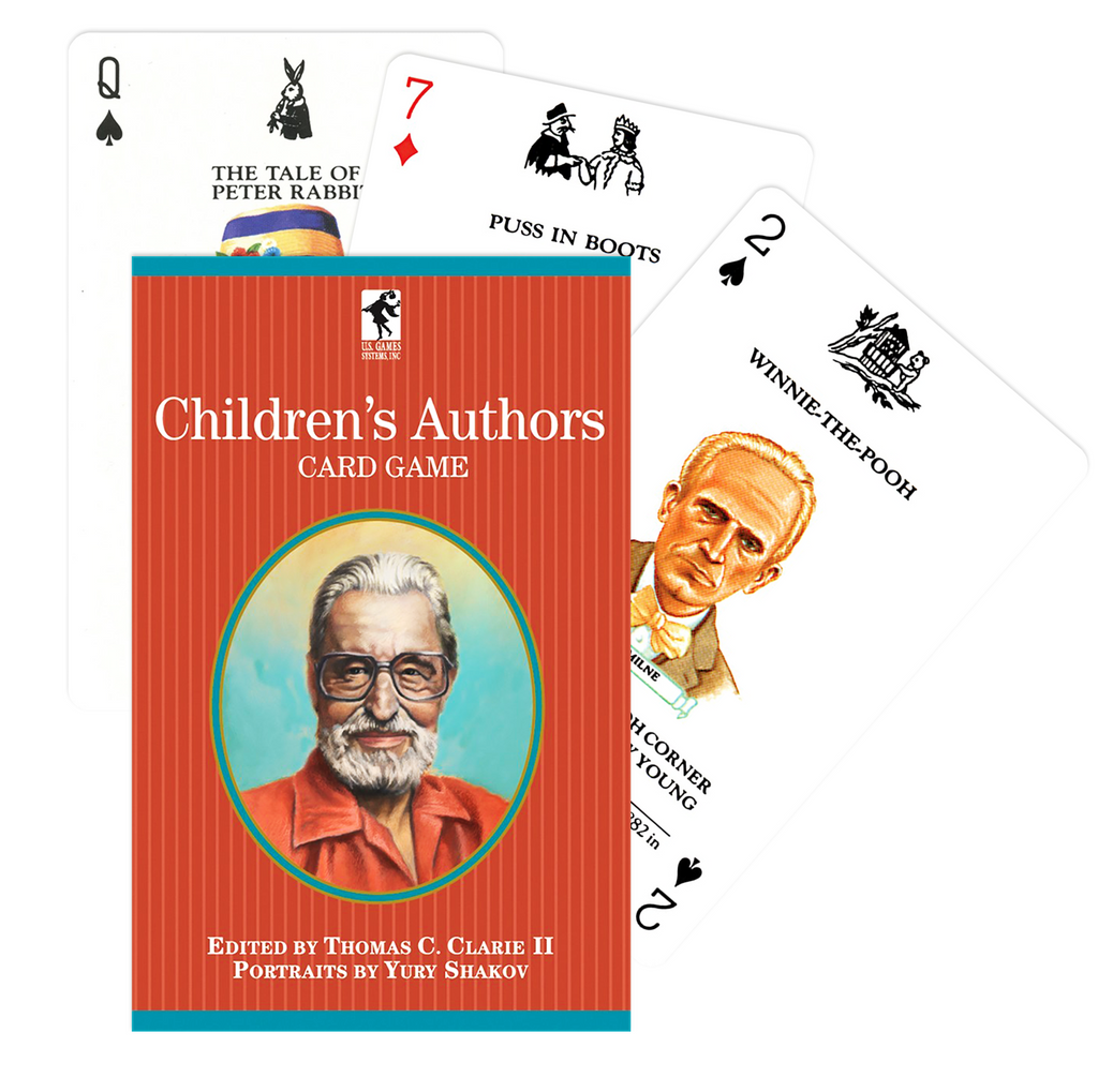 Childrens Authors playing card game US Games Systems