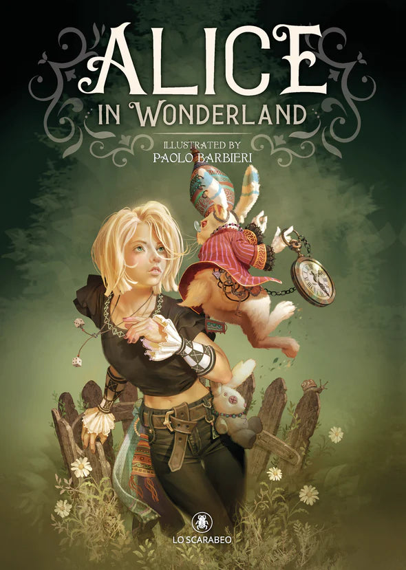 Alice in wonderland Book illustrated by Paolo Barbieri Lo Scarabeo